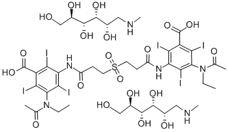 イオスラミドメグルミン 化学構造式