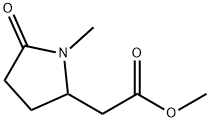 methyl 1-methyl-5-oxopyrrolidine-2-acetate  Struktur