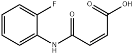 (2Z)-4-[(2-FLUOROPHENYL)AMINO]-4-OXOBUT-2-ENOIC ACID Structure