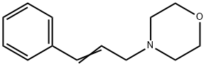 4-(trans-シンナミル)モルホリン 化学構造式