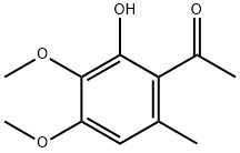 3.4-Dimethoxy-2-hydroxy-6-methylacetophenone Struktur