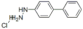 Hydrazine, (4-biphenylyl)-, hydrochloride Struktur