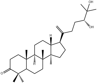 24,25-Dihydroxydammar-20-en-3-one Struktur