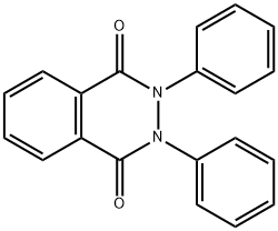 2,3-Dihydro-2,3-diphenyl-1,4-phthalazinedione Struktur