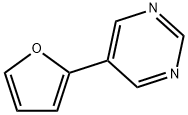Pyrimidine, 5-(2-furanyl)- (9CI) Struktur