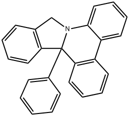 10,14b-Dihydro-14b-phenylisoindolo[2,1-f]phenanthridine Struktur