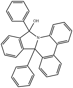 10,14b-Dihydro-10,14b-diphenylisoindolo[2,1-f]phenanthridin-10-ol Struktur