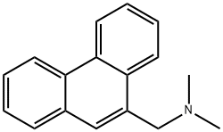 N,N-dimethyl-1-phenanthren-9-yl-methanamine Struktur