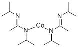 ビス(N,N'-ジ-i-プロピルアセトアミジナト)コバルト(II), min. 98%  Co(iPr-MeAMD)2 化学構造式