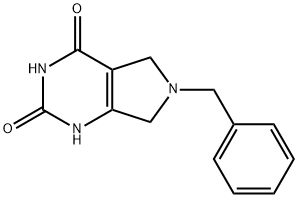 6-benzyl-6,7-dihydro-1H-pyrrolo[3,4-d]pyrimidine-2,4(3H,5H)-dione Structure