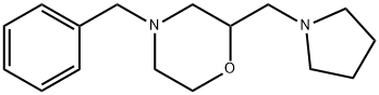 4-BENZYL-2-((PYRROLIDIN-1-YL)METHYL) MORPHOLINE Struktur