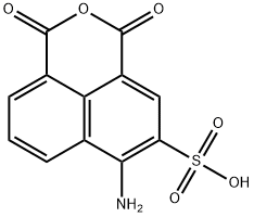 4-氨基-3-磺基-1,8-萘酸酐,6357-99-9,结构式