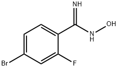 4-BROMO-2-FLUORO-N-HYDROXYBENZAMIDINE Structure