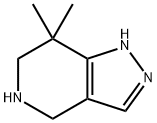 4,5,6,7-tetrahydro-7,7-dimethyl-1H-pyrazolo[4,3-c]pyridine hydrochloride Structure