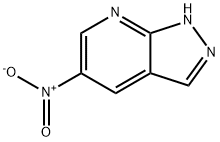 5-ニトロ-1H-ピラゾロ[3,4-B]ピリジン 化学構造式
