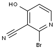 2-BROMO-4-HYDROXYNICOTINONITRILE Structure
