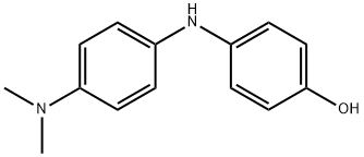 4-[[4-(dimethylamino)phenyl]amino]phenol  Struktur
