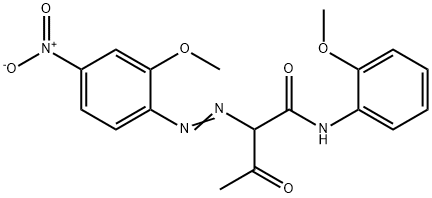 颜料黄 74 结构式