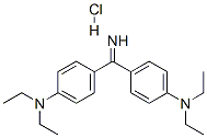 4,4'-carbonimidoylbis[N,N-diethylaniline] monohydrochloride Struktur