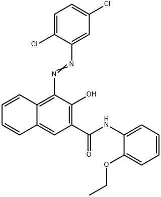 4-[(2,5-dichlorophenyl)azo]-N-(2-ethoxyphenyl)-3-hydroxynaphthalene-2-carboxamide Struktur