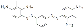 3,3'-[(2-methyl-m-phenylene)bis(azo)]bistoluene-2,6-diamine  Structure