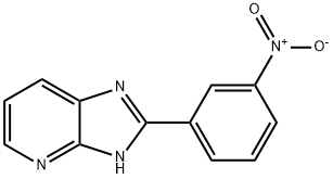 2-(3-Nitrophenyl)-1H-imidazo(4,5-b)pyridine Struktur