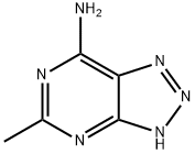 1H-1,2,3-Triazolo[4,5-d]pyrimidin-7-amine, 5-methyl- (9CI) Struktur