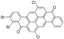 dibromo-6,14-dichloropyranthrene-8,16-dione Structure