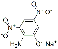 Sodium 2-amino-3,5-dinitrophenolate Struktur