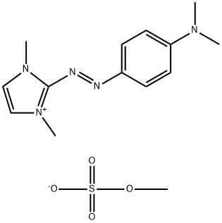 2-[[4-(dimethylamino)phenyl]azo]-1,3-dimethyl-1H-imidazolium methyl sulphate Structure
