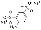 4-Amino-1,3-benzenedisulfonic acid disodium salt Struktur