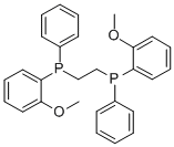 (S,S)-1,2-双[(2-甲氧基苯基)苯基膦基]乙烷, 63589-61-7, 结构式
