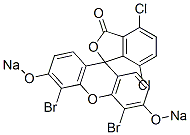 4',5'-Dibromo-4,7-dichloro-3',6'-bis(sodiooxy)spiro[isobenzofuran-1(3H),9'-[9H]xanthen]-3-one Structure