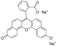 disodium 2-(11-oxido-3-oxo-3H-dibenzo[c,h]xanthen-7-yl)benzoate Structure