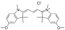 6359-31-5 2-[3-(1,3-dihydro-5-methoxy-1,3,3-trimethyl-2H-indol-2-ylidene)prop-1-enyl]-5-methoxy-1,3,3-trimethyl-3H-indolium chloride 