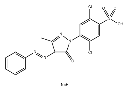 酸性黄14 结构式