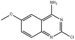 2-氯-6-甲氧基喹唑啉-4-胺, 63590-63-6, 结构式