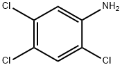 2,4,5-トリクロロアニリン 化学構造式
