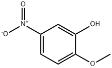 2-甲氧基-5-硝基苯酚,636-93-1,结构式