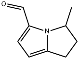 1H-Pyrrolizine-5-carboxaldehyde, 2,3-dihydro-3-methyl- (7CI,8CI,9CI) Structure