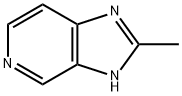 2-メチルイミダゾ[4,5-C]ピリジン 化学構造式