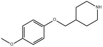 4-(4-METHOXY-PHENOXYMETHYL)-PIPERIDINE Struktur