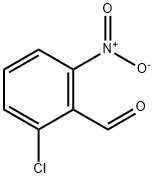 2-ニトロ-6-クロロベンズアルデヒド 化学構造式