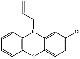10-Allyl-2-chloro-10H-phenothiazine Struktur