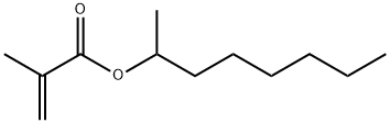 1-methylheptyl methacrylate Struktur