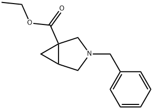 3-苄基-3-氮杂双环[3.1.0]己烷-1-羧酸乙酯, 63618-07-5, 结构式