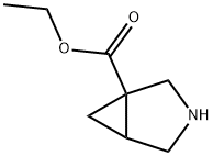 3-Azabicyclo[3.1.0]hexane-1-carboxylic acid, ethyl ester Structure