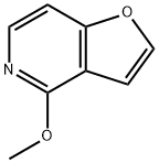 4-Methoxy-5-azabenzo[b]furan, 4-Methoxy-5-aza-1-benzofuran Struktur