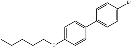 4-bromo-4'-(pentyloxy)-1,1'-biphenyl Struktur