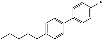 4-BROMO-4'-N-PENTYLBIPHENYL Struktur
